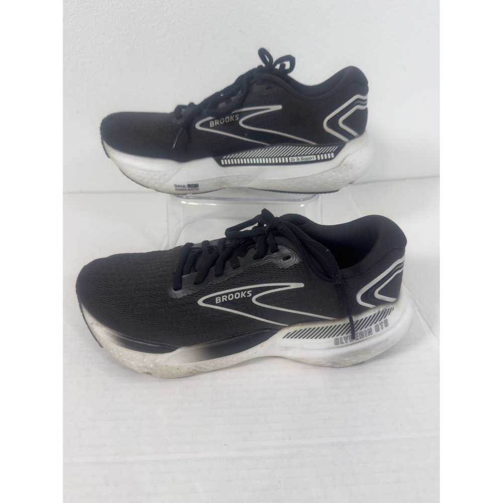 Brooks Glycerin GTS 21 Women 8.5 Wide Black Running Shoes Minimalist EUR 40 - Picture 3 of 10